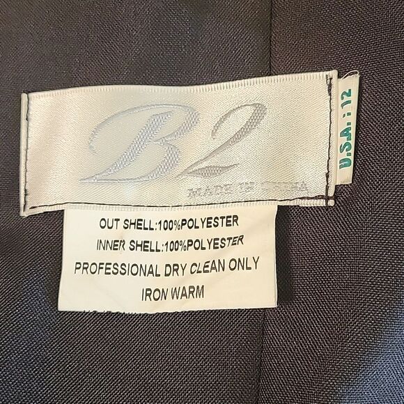 BRAND NEW B2 CHIFFON STRAPLESS BACK ZIPPER  WOMEN"S DRESS - Picture 11 of 11